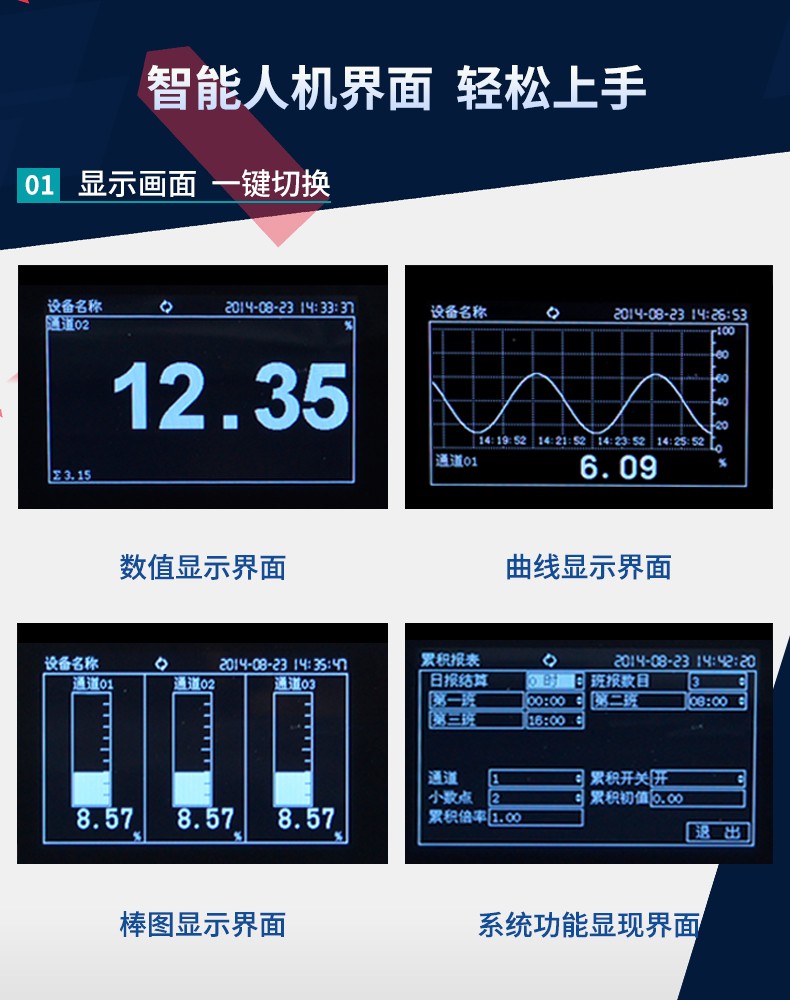 米科MIK-R200D無紙記錄儀產(chǎn)品特點