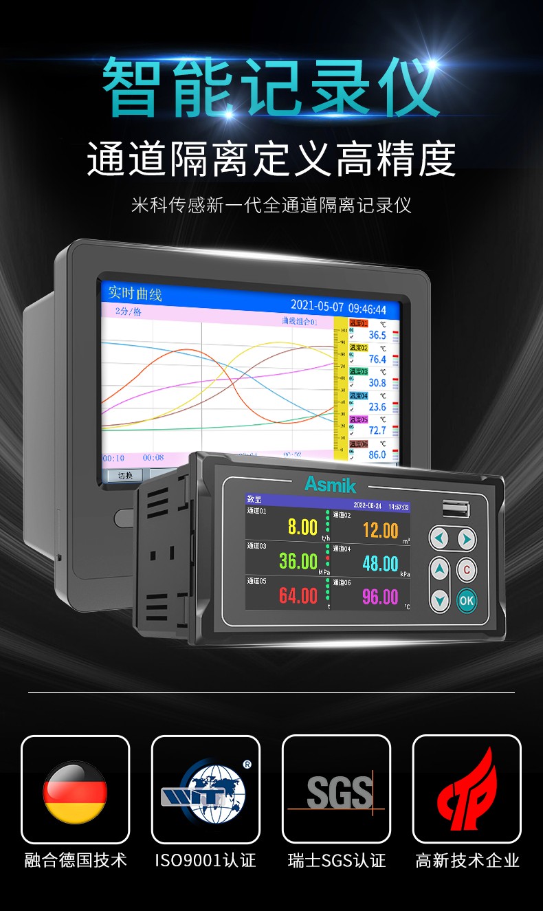 米科MIK-R200T無紙記錄儀